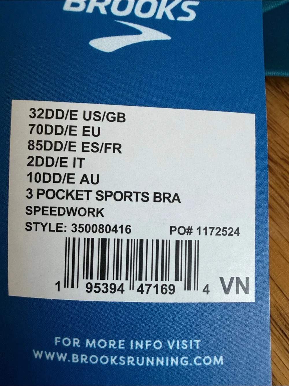 Brooks new pocket